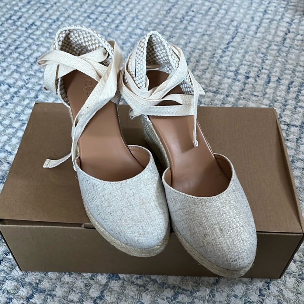 Women J Crew Factory Brand New Espadrille
